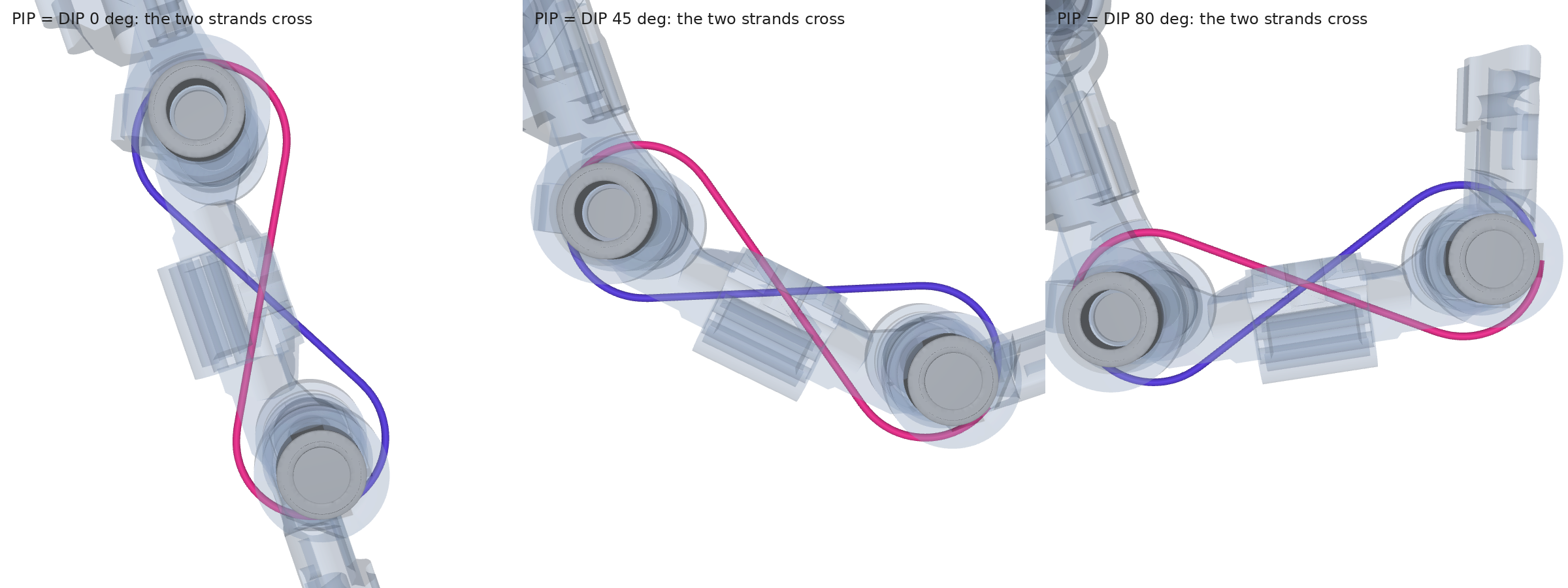 The cross-cable in the CAD